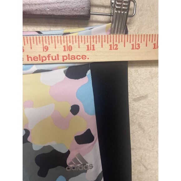 NEW! Adidas Aeroready Pull On Leggings Pink Blue Black Girl's Size XL - Picture 4 of 10